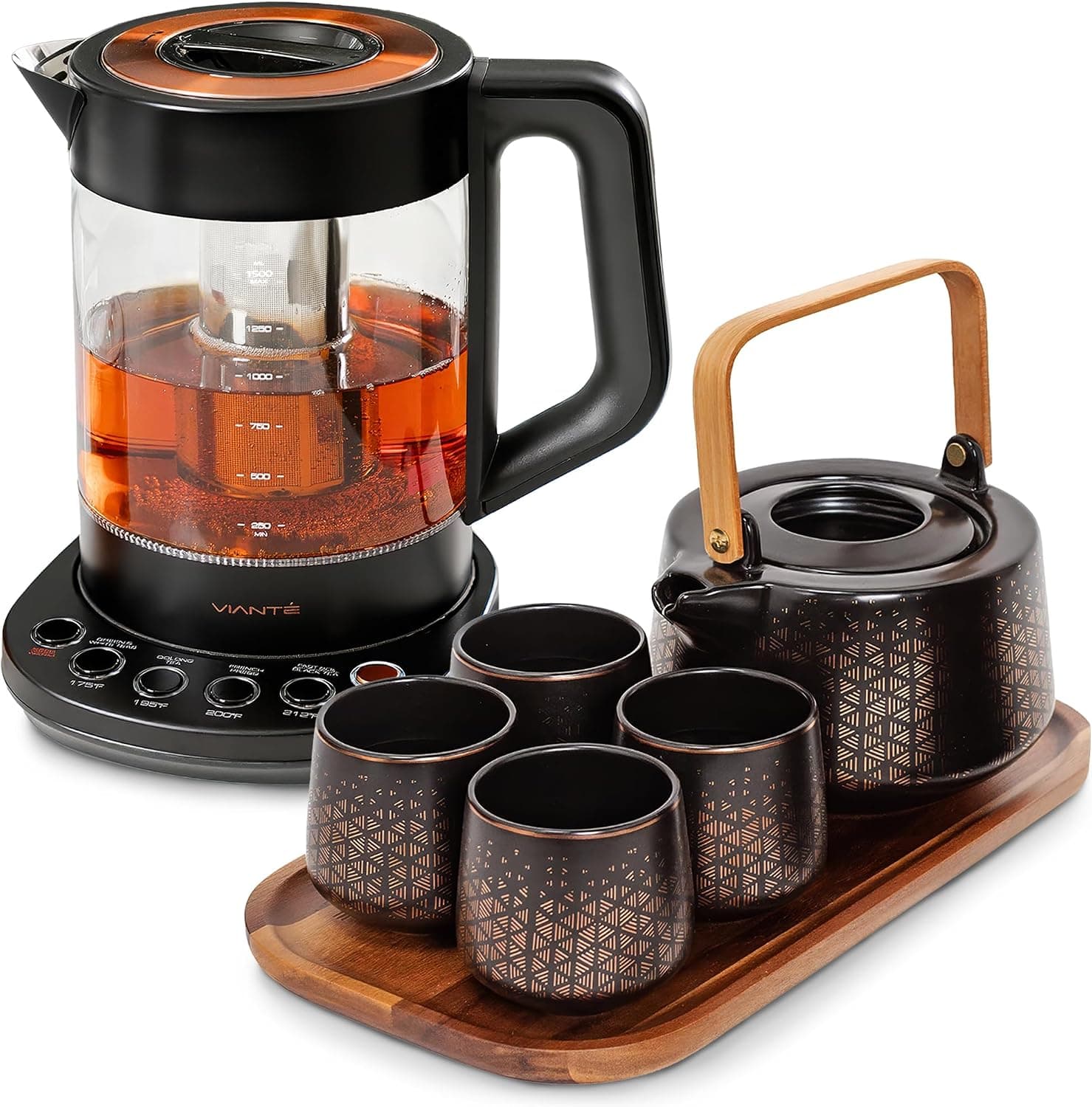 Viante electric kettle tea set product photo